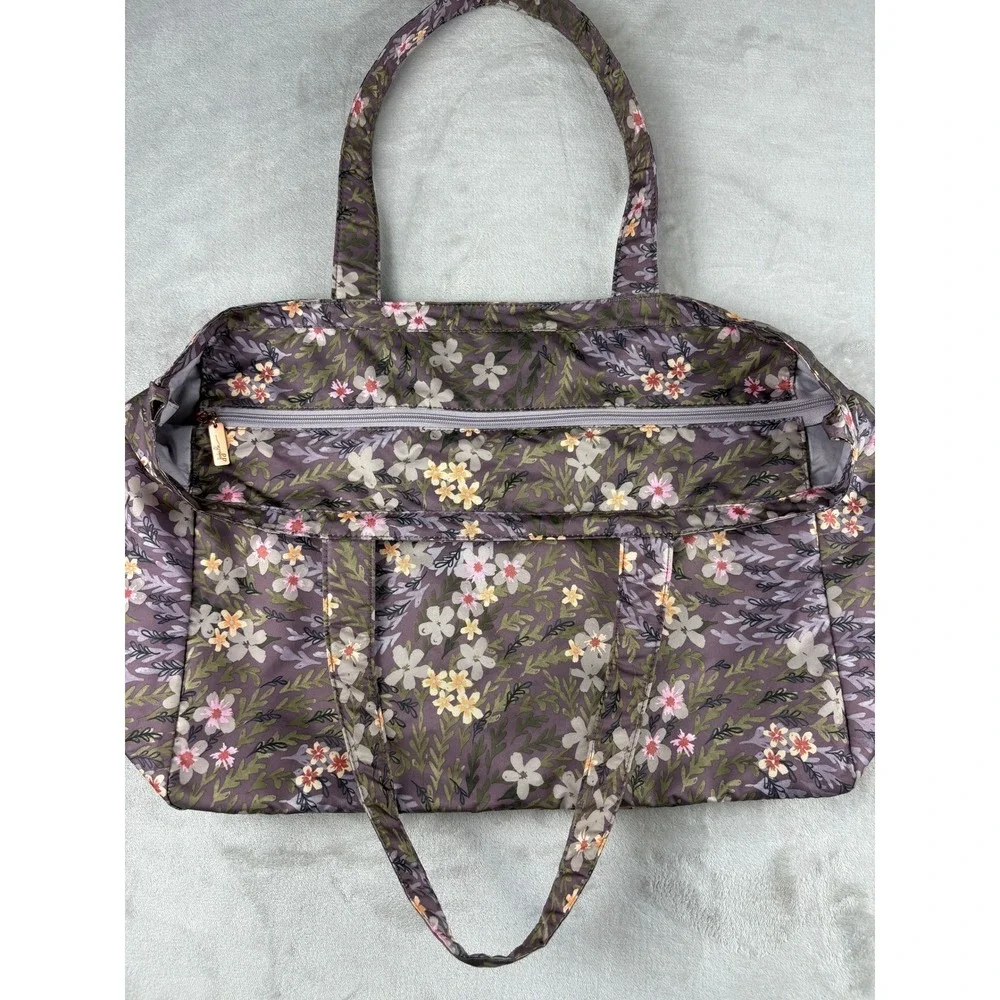 Jujube Super Be Sakura At Dusk (Rose Gold) Diaper Bag Tote Rose Gold Purple